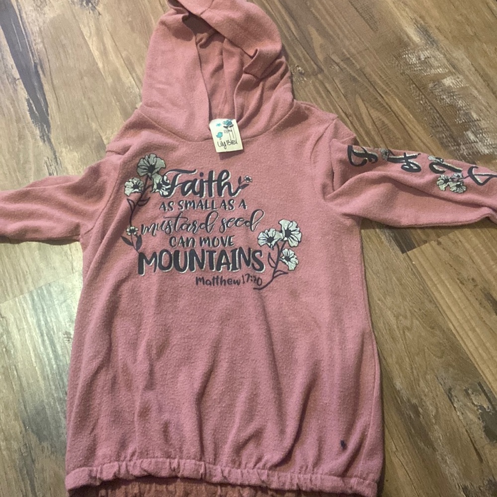 Girls scripture sweatshirt